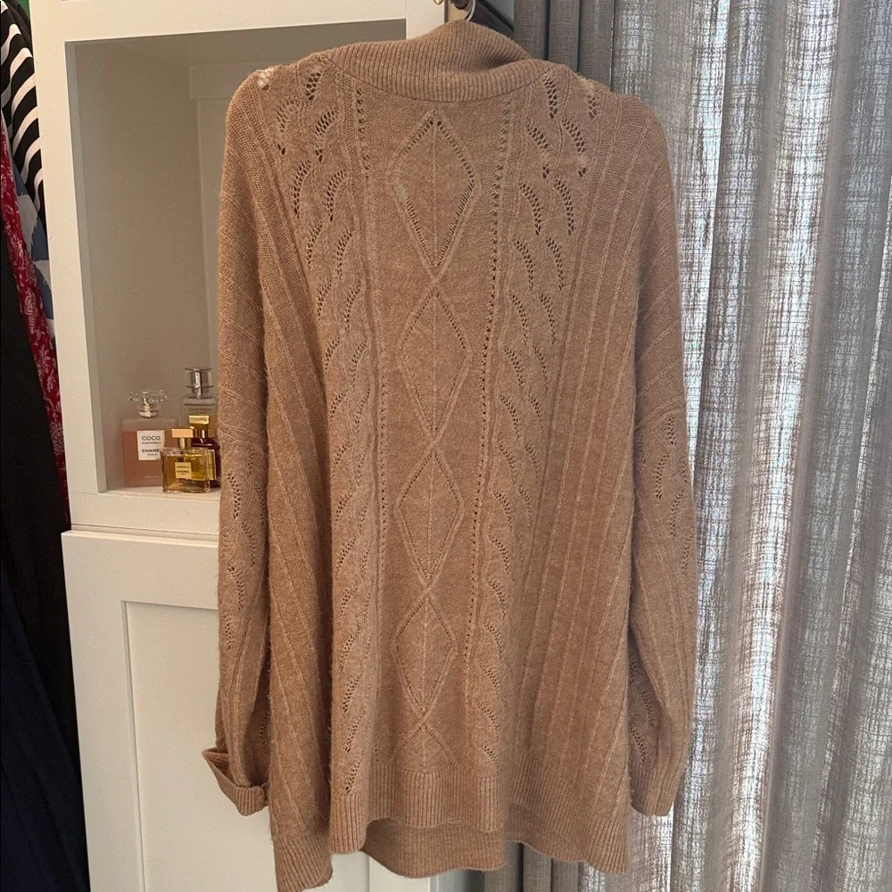 Talbots Brown Cowl Neck Sweater - Picture 3 of 3